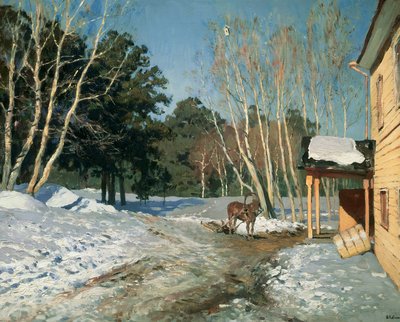 Março de 1895 de Isaak Ilyich Levitan